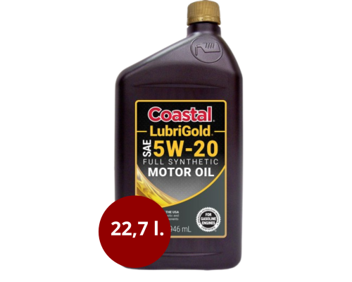 Моторное масло Coastal LubriGold Full Synthetic 5W20,  22,7л.