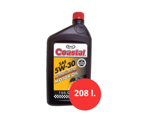 Моторное масло Coastal Synthetic Blend 5W-30 GF6/SP 55 GL/208,2л.