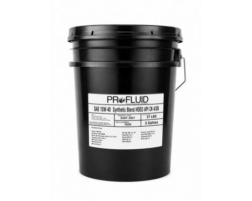 Variklių alyva ProFluid Synthetic Blend 15W40 CK-4 HDEO (Pails), 5 GL