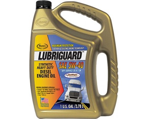 Моторное масло LUBRIGUARD HDFS 5W40 CK4 3/1GL/3,785л.