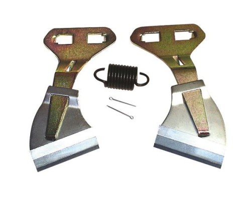 Set of scrapers for disks