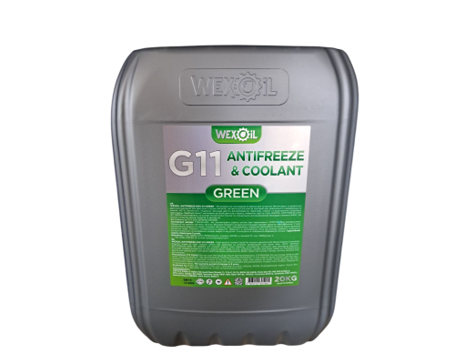 Охлаждающая жидкость Wexoil Antifreeze Eski G11 Green, 20 л.