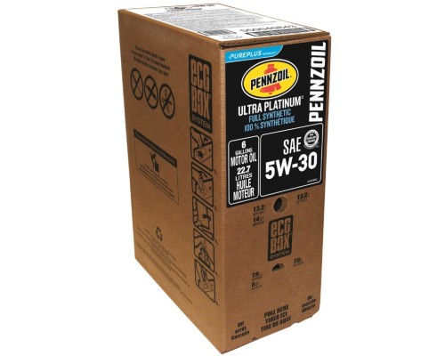 Моторное масло Pennzoil Ultra Platinum 5W30 24/1 Qt Ecobox 22,71л.